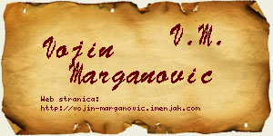 Vojin Marganović vizit kartica